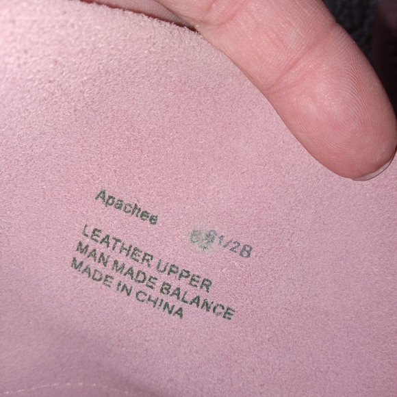 Steve Madden Dusty Pink Leather Apachee Fringed Moccasin Boots size 6.5 - Picture 14 of 15